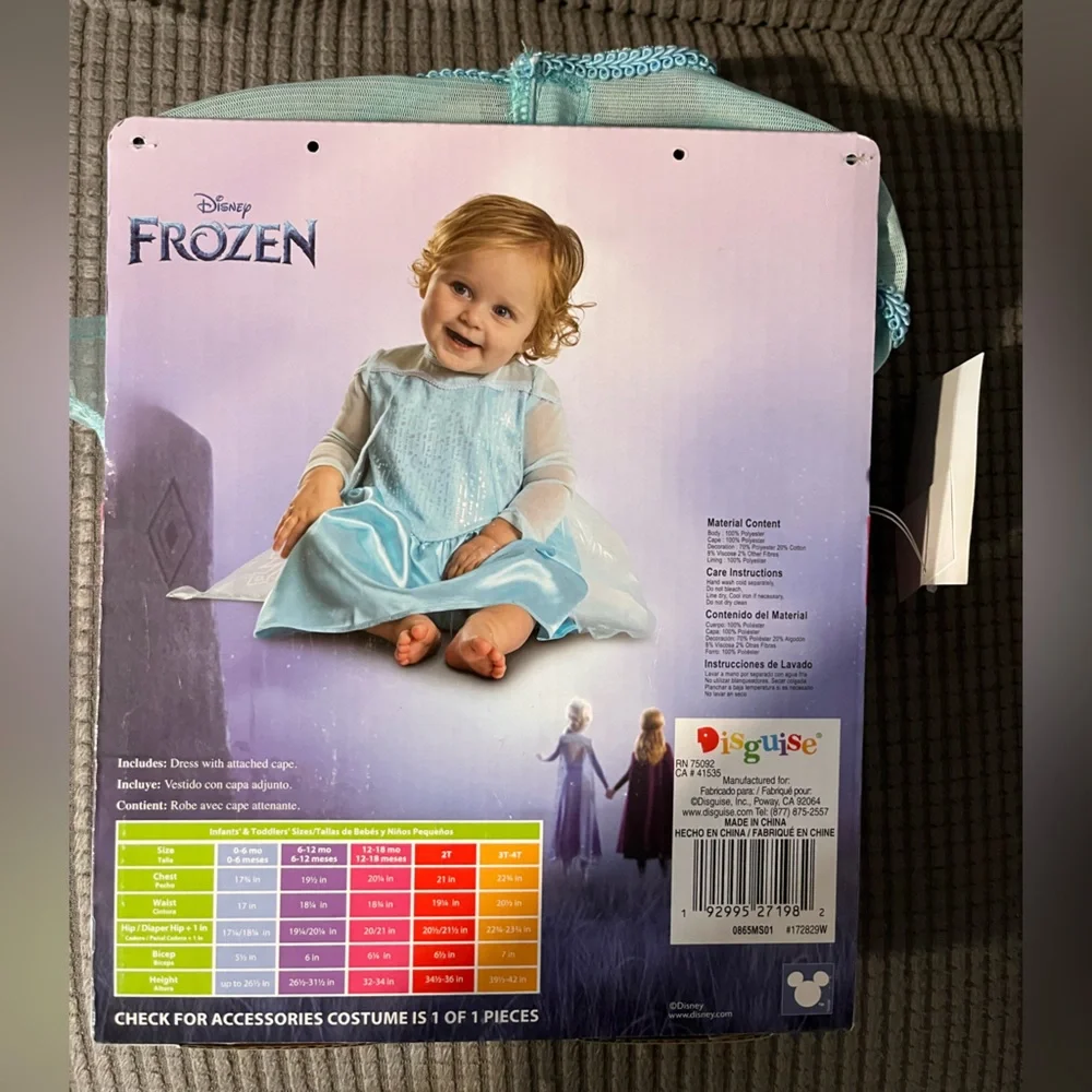 Disney Frozen Infant Dress‎ in Light Blue